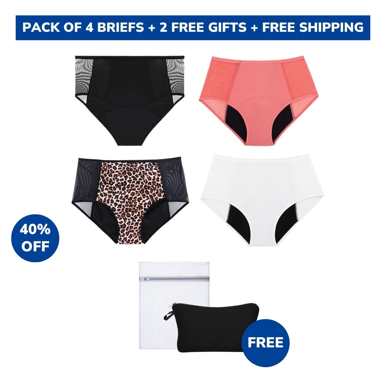Pack Everyday − High-Waisted Incontinence Briefs