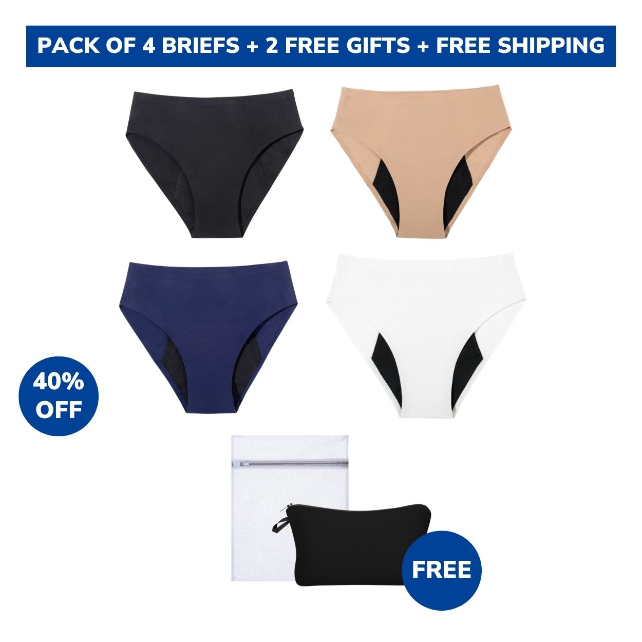 Pack Everyday − High Waist Ultra-Absorbent Incontinence Briefs