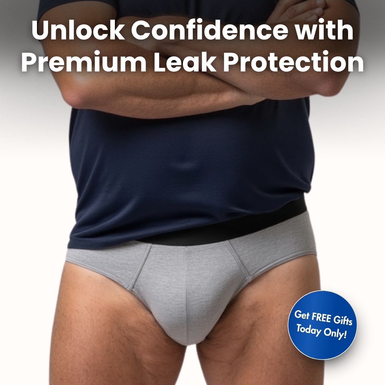 Men's Ultra-Absorbent Incontinence Briefs